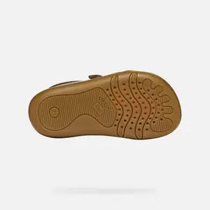 Girls' Synthetic Leather Trainers Geox Steppieup image-5