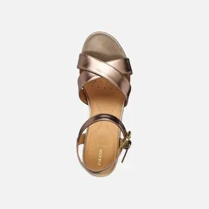 Women's wedge sandals Geox Ischia Corda image-2