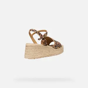 Women's wedge sandals Geox Alemeria image-4