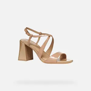 Women's heeled sandals Geox New Eraklia 50 T01 image-1