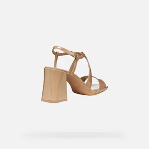 Women's heeled sandals Geox New Eraklia 50 T01 image-4