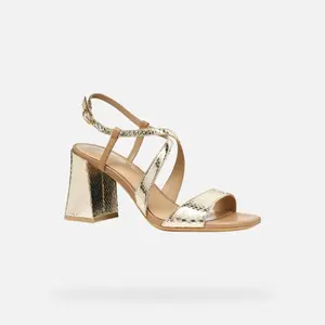 Women's heeled sandals Geox New Eraklia 50 T01 image-1