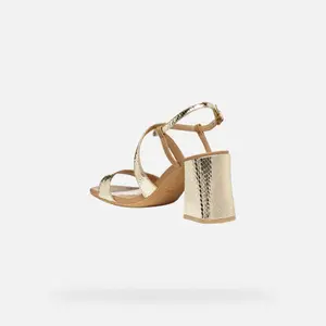 Women's heeled sandals Geox New Eraklia 50 T01 image-3