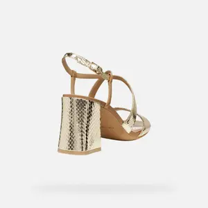 Women's heeled sandals Geox New Eraklia 50 T01 image-4