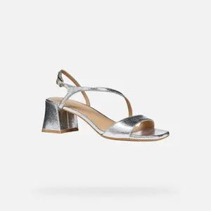 Women's heeled sandals Geox New Eraklia 50 T01 image-1
