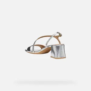 Women's heeled sandals Geox New Eraklia 50 T01 image-3