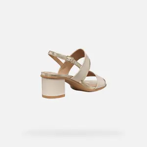 Women's heeled sandals Geox Aurely 50 image-4