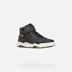 Synthetic Leather Nylon Children's Trainers Geox Perth image-1