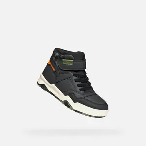 Synthetic Leather Nylon Children's Trainers Geox Perth image-2