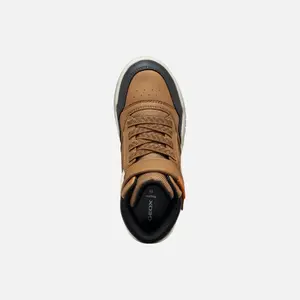 Scarpe sintetiche in pelle cerata nylon bambino Geox Perth image-4