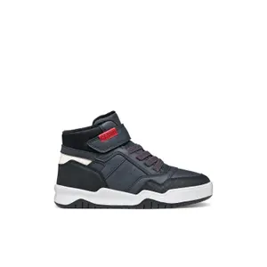 Synthetic Leather Waxed Nylon Trainers Geox Perth image-0