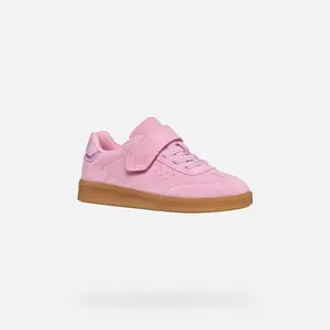 Synthetic Suede Leather Trainers Women's Geox New Emberlix image-1