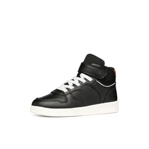 Girls' Synthetic Leather Trainers Geox New Emberlix image-1