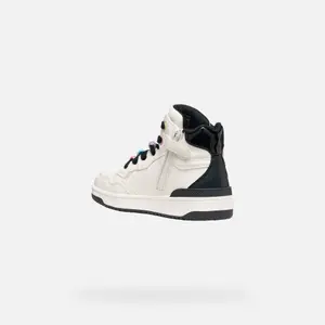 Girls' Synthetic Leather Trainers Geox Washiba image-3