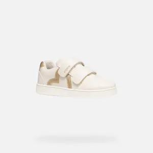 Synthetic Leather Look Trainers Baby Girl Geox Eclyper image-1