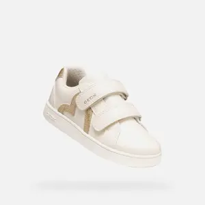 Synthetic Leather Look Trainers Baby Girl Geox Eclyper image-2