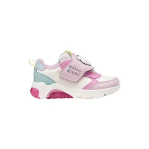 Synthetic Leather Sneakers for Baby Girls Geox Fadinlight image-0