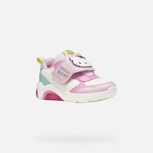 Synthetic Leather Sneakers for Baby Girls Geox Fadinlight image-1