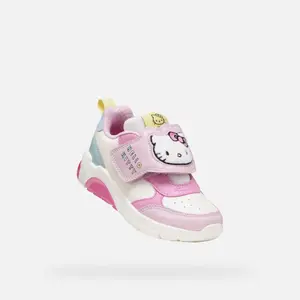 Synthetic Leather Sneakers for Baby Girls Geox Fadinlight image-2