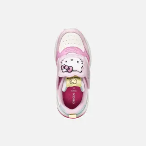 Synthetic Leather Sneakers for Baby Girls Geox Fadinlight image-4