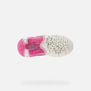 Synthetic Leather Sneakers for Baby Girls Geox Fadinlight image-5