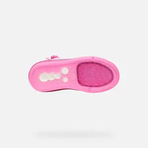Pearl Synthetic Leather Trainers for Girls Geox Sketlite image-5