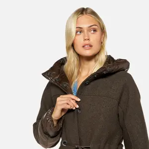 Women's hooded parka Geox Kleopy image-4