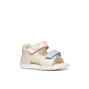 Baby girl leather sandals Geox Macchia image-1