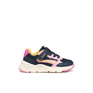 Girls' nylon sneakers Geox Loftus image-0