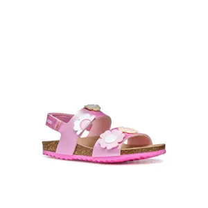 Baby girl sandals Geox Adriel PEAR.SYNT+SYNT image-1