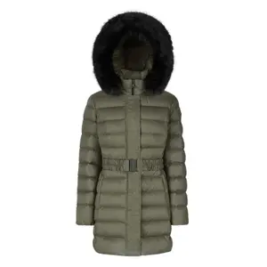 Casaco com capuz feminino Geox Catria image-0