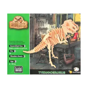 Wooden Tyrannosaurus Puzzle Gepetto's Workshop 3D image-1
