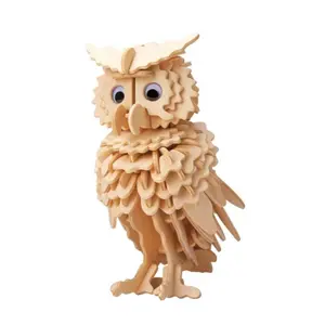 Drewniana układanka sowa Gepetto's Workshop 3D