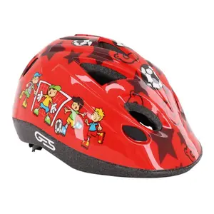 Children's turnlock bicycle helmet Ges Dokky Football image-0