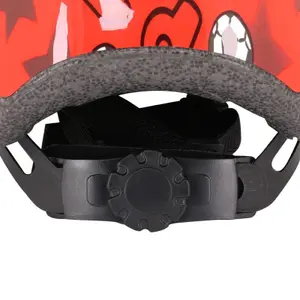 Children's turnlock bicycle helmet Ges Dokky Football image-1