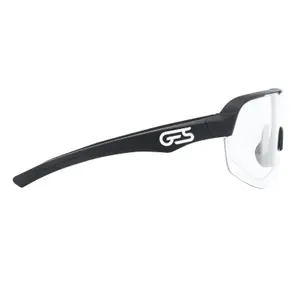 Fototrope fietsbril met zwart montuur en glazen die zich automatisch aanpassen aan het licht - index 0 tot 3 Ges image-2