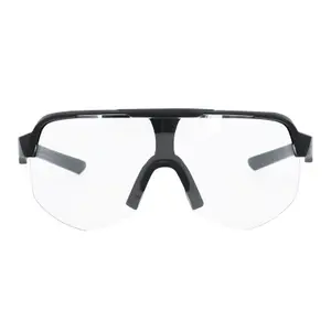 Fototrope fietsbril met zwart montuur en glazen die zich automatisch aanpassen aan het licht - index 0 tot 3 Ges