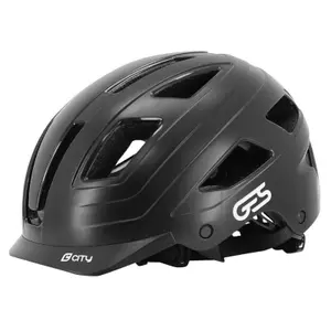 Casque vélo City avec visière, éclairage arrière led Ges Fit System image-2