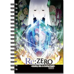 Cahier à spirale A5 GETC Re:Zero Starting Life in Another World Season 2 Key Art #01 image-0