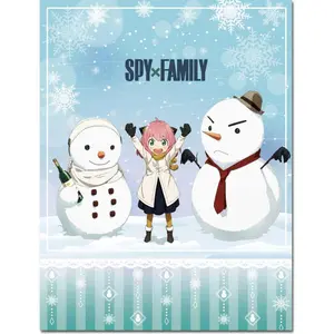 Coperta con pupazzo di neve e anya GETC Spy × Family image-0