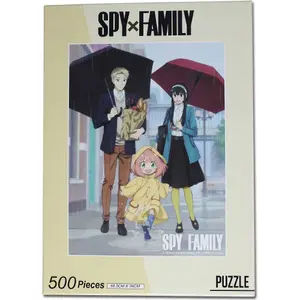 500-piece puzzle GETC Spy x Family Rainy Day image-0