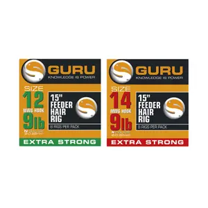 Hook Guru 15" Feeder Hair Rigs (standard) image-0