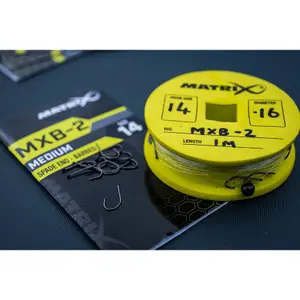 Hameçons Matrix MXB-2 Barbed Spade End x10 image-5