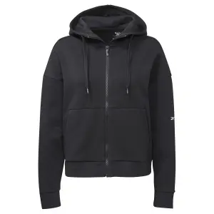 Sweatshirt med hætte til kvinder Reebok DreamBlend Cotton Zip-Up image-0