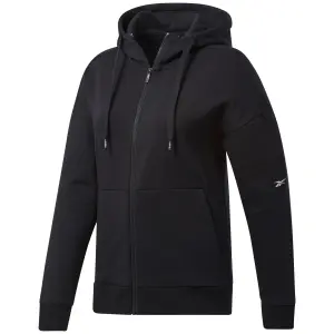 Sweatshirt med hætte til kvinder Reebok DreamBlend Cotton Zip-Up image-1