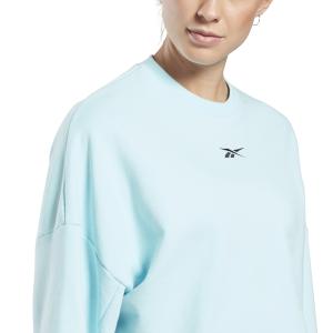 Felpa corta da donna Reebok Studio French Terry image-5