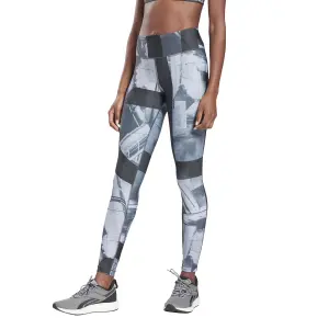 Leggings Damen Reebok Lux Bold Imprimé image-1