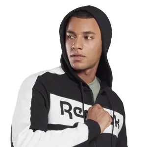 Hooded sweatshirt Reebok Training Essentials Linear Logo Zip-Up image-4