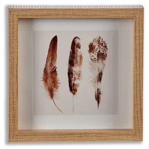Wooden board ethnic dream catcher Giftdecor image-1