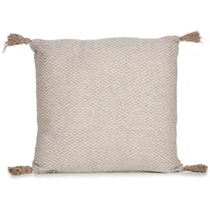 Rustic cushion with pompons Giftdecor image-2